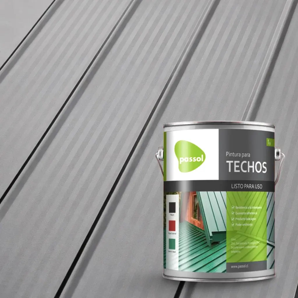 Pintura para Techos Zinc PassolGris Perla1 GalónPassol