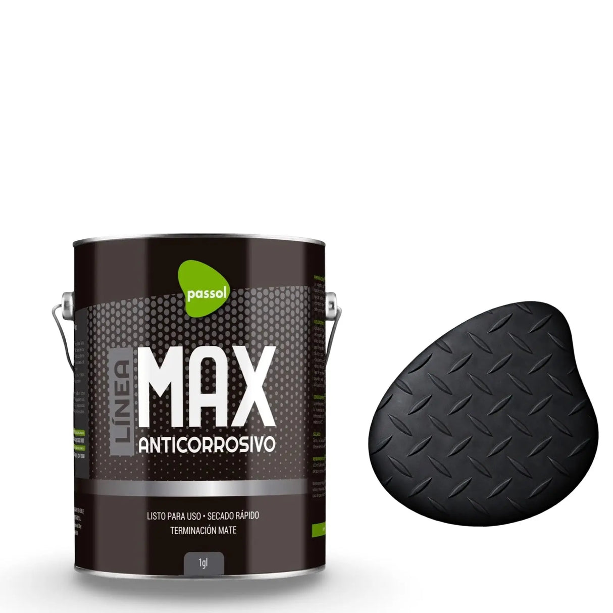 Anticorrosivo para Metal Max PassolNegro1 GalónPassol