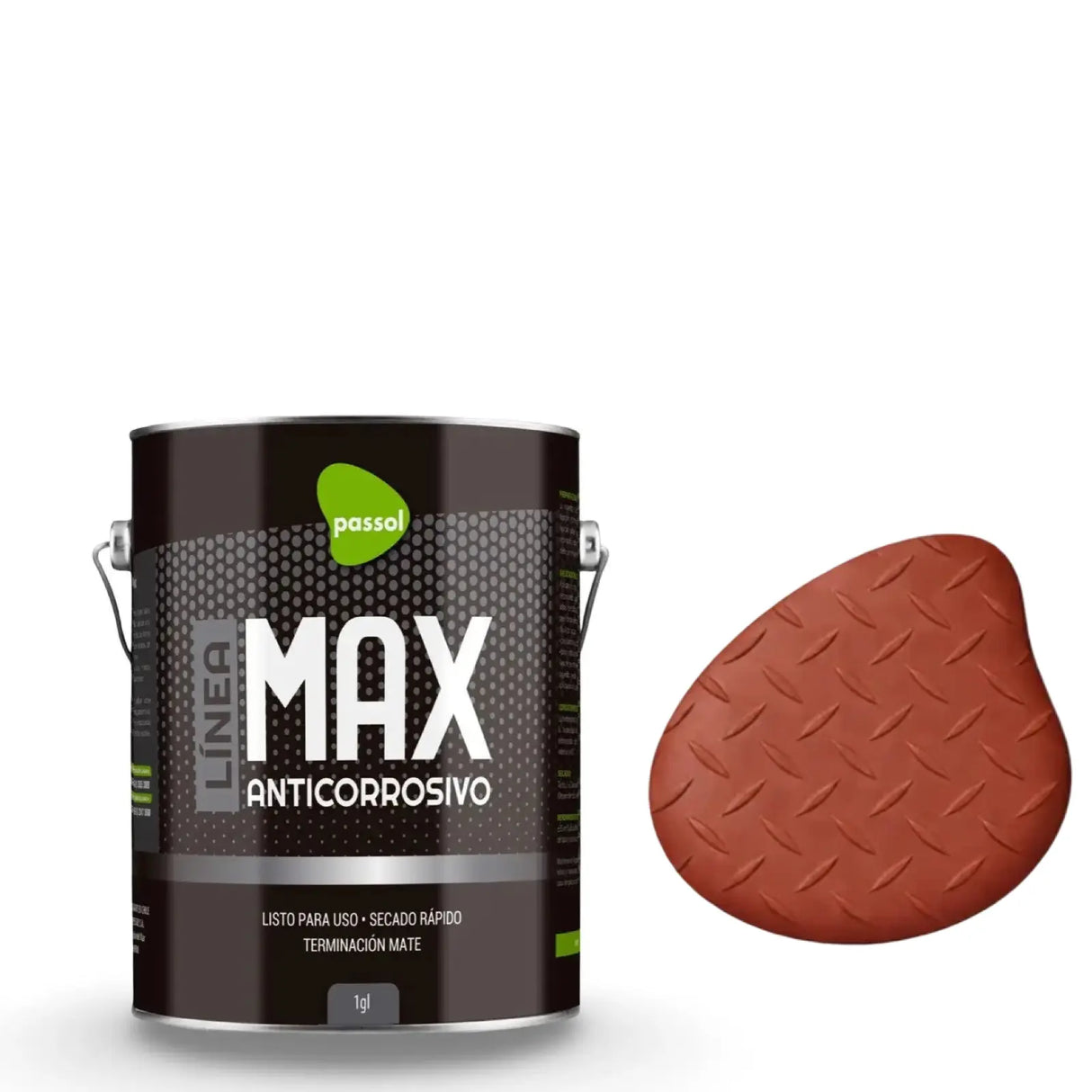 Anticorrosivo para Metal Max PassolRojo Oxido1 GalónPassol