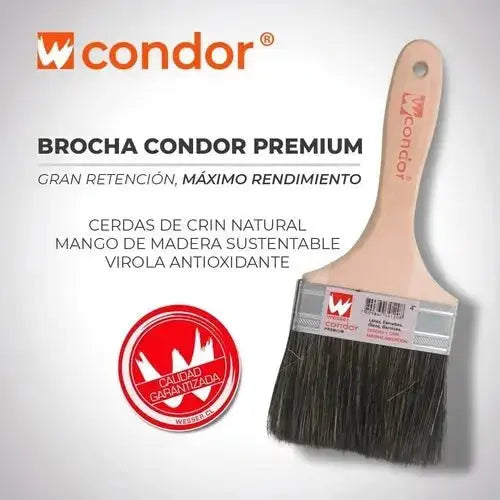 Brocha Condor Premium1"Passol