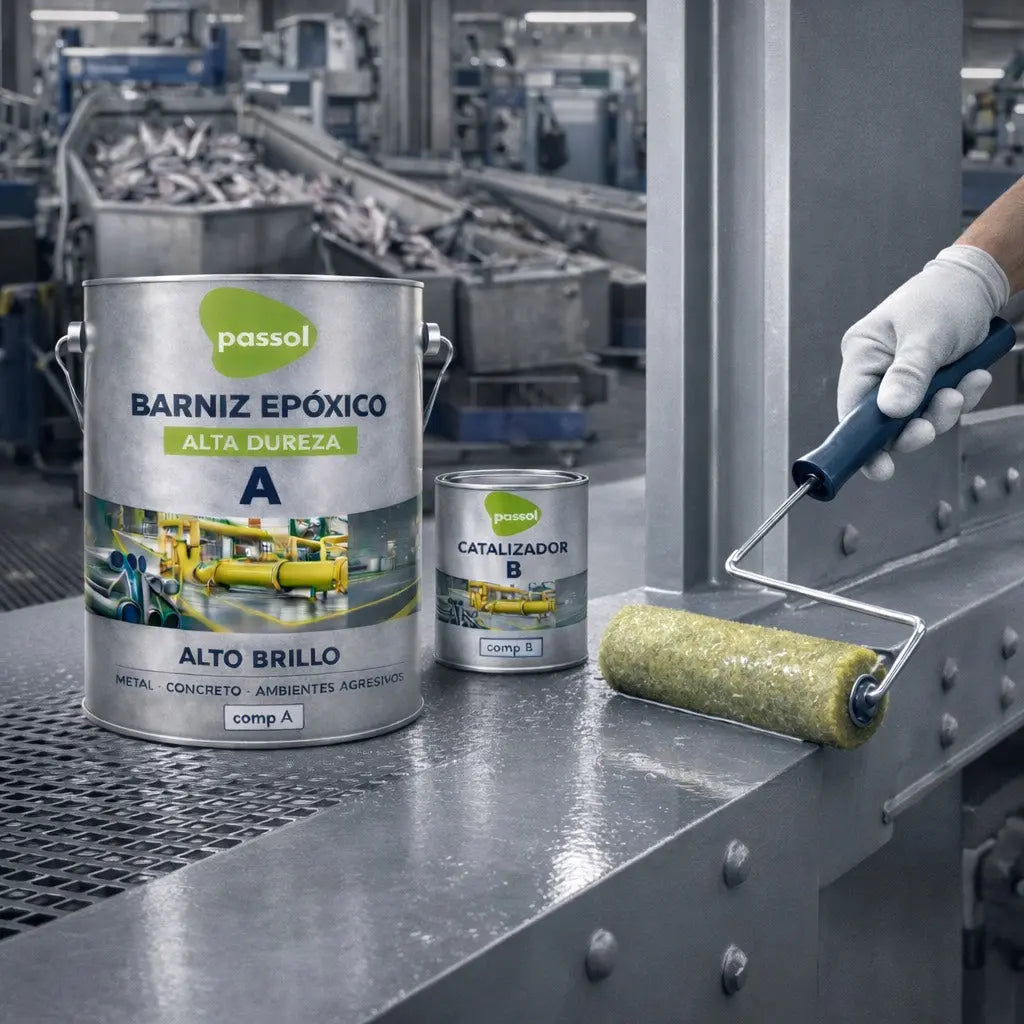 Kit Barniz Epoxico Incoloro 2 Comp Passol Passol