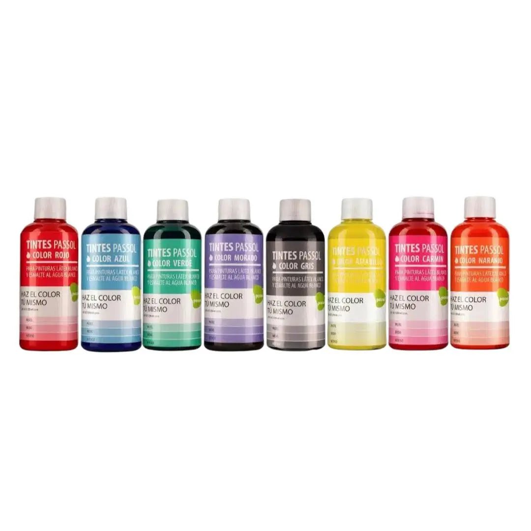 Concentrado Pintura Tinte Base Agua 250 ml PassolAmarilloPassol