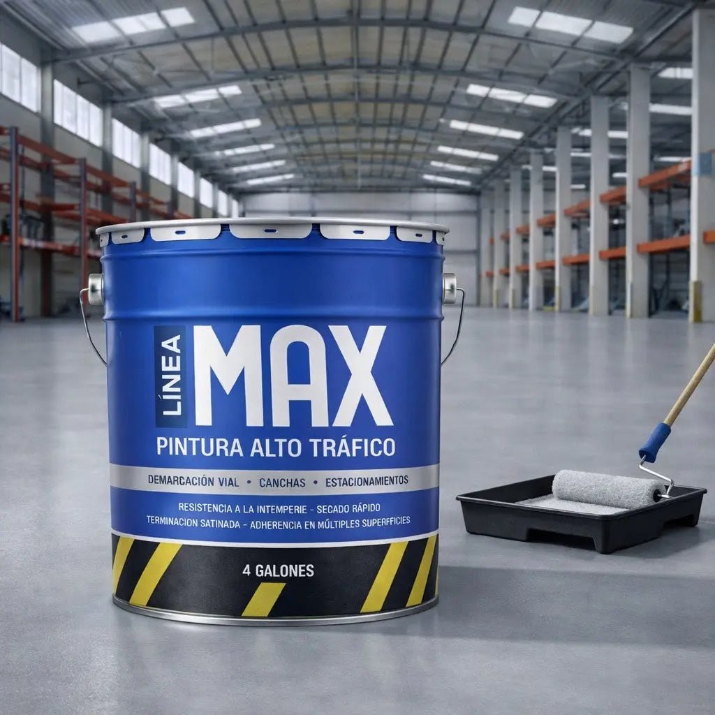 Pintura Alto Trafico Pisos MaxGris PerlaGalón 3.8ltsPassol