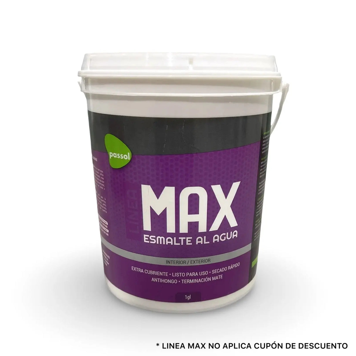 Esmalte al agua Max Blanco Passol Passol