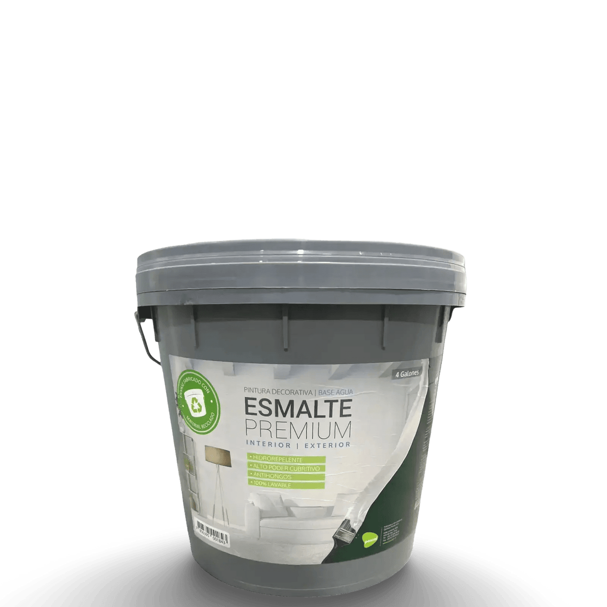 Esmalte al agua Satinado Premium ColoresPersonalizado T1Tineta 4 GalonesPassol