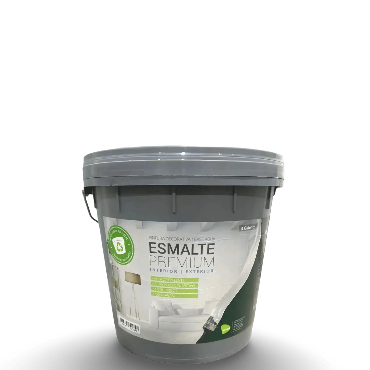Esmalte al agua Satinado Premium ColoresPersonalizado T1Tineta 4 GalonesPassol