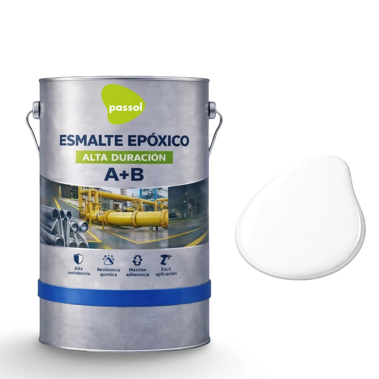 ESMALTE EPOXICO KIT GALON PASSOL Passol