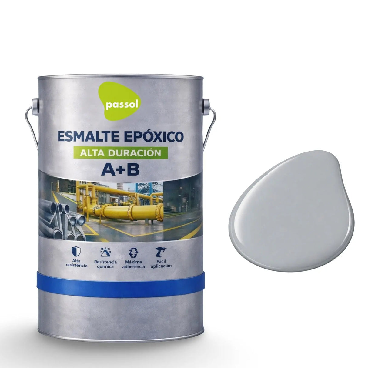 ESMALTE EPOXICO KIT GALON PASSOL Passol