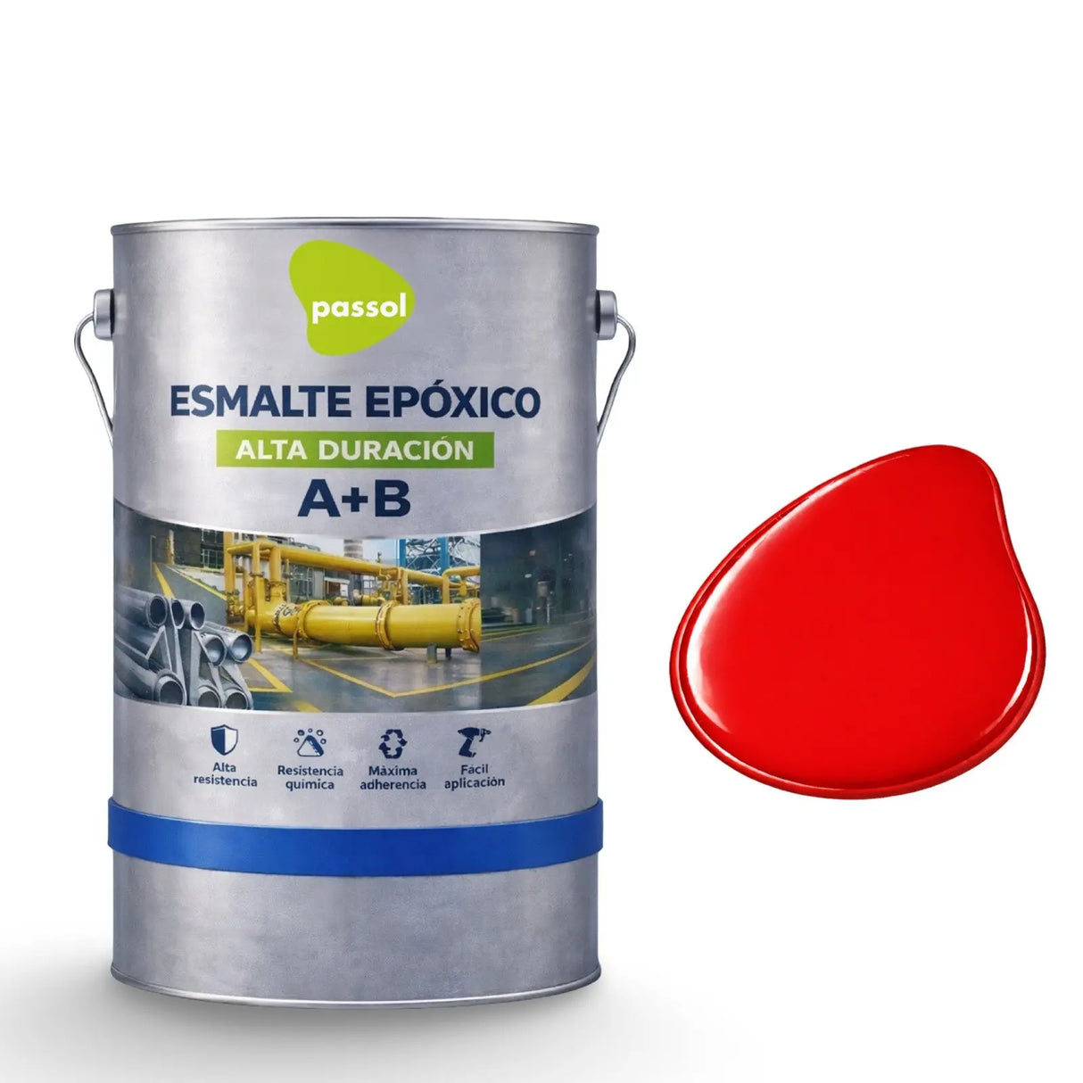 ESMALTE EPOXICO KIT GALON PASSOL Passol