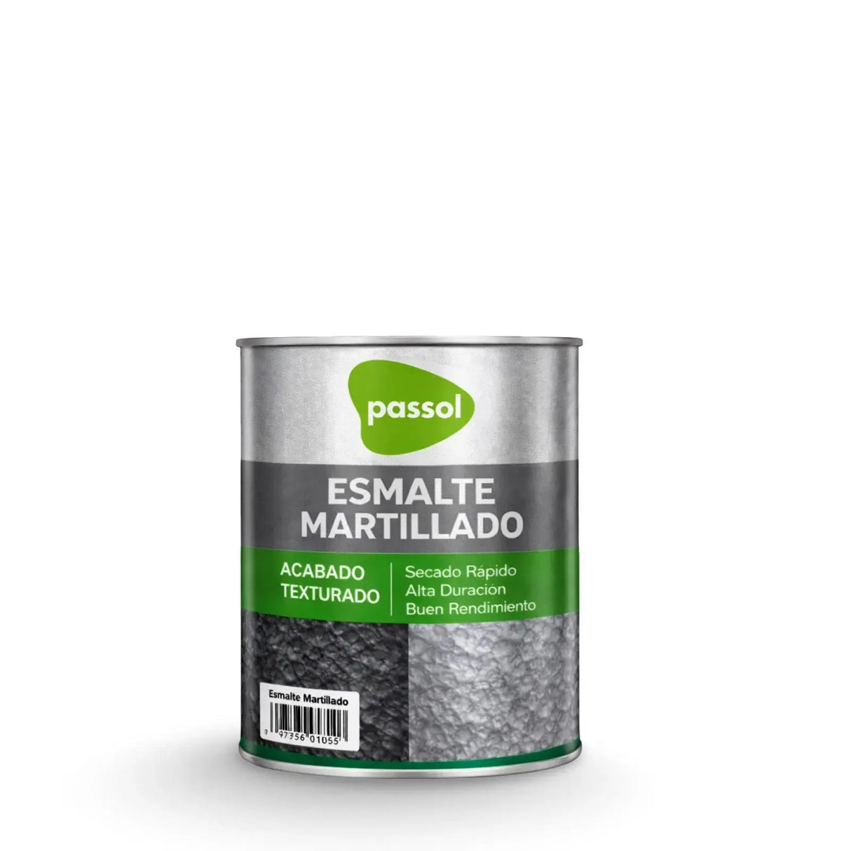 Esmalte efecto Martillado Brillante PassolVerde Esmeralda1/4 de GalónPassol