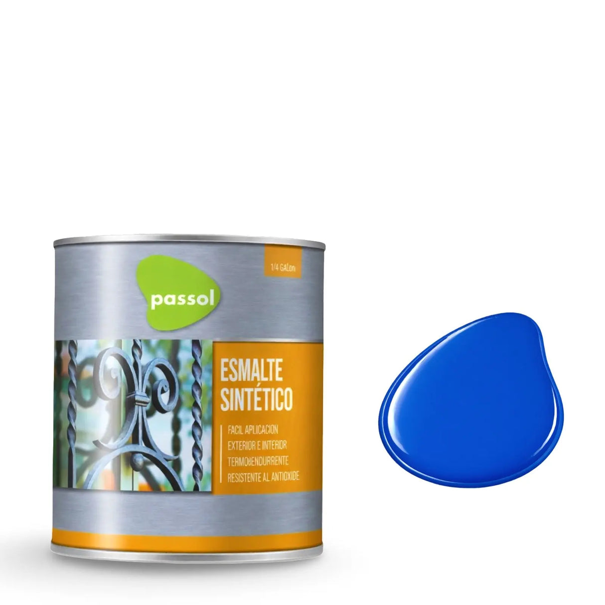 Esmalte Sintético 1/4 Galón Passol PASSOL
