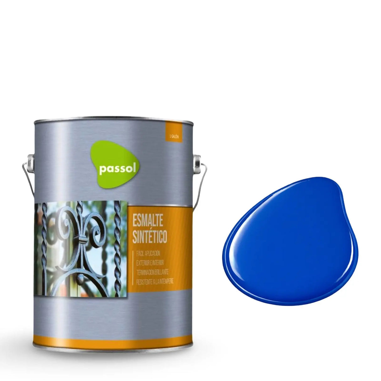 Esmalte Sintético 1 Galón PassolAzul Pacífico1 GalónPassol