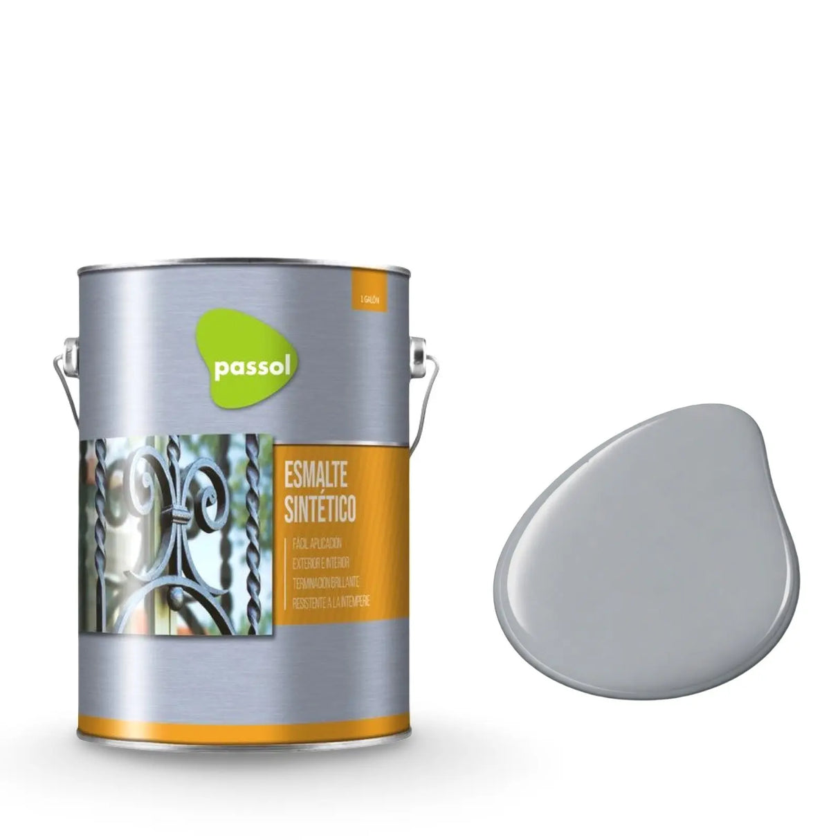 Esmalte Sintético 1 Galón PassolGris Perla1 GalónPassol