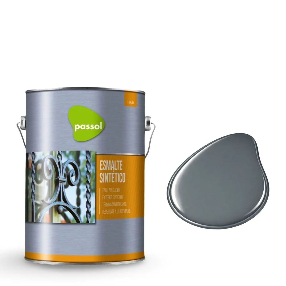 Esmalte Sintético 1 Galón PassolGris Maquina1 GalónPassol