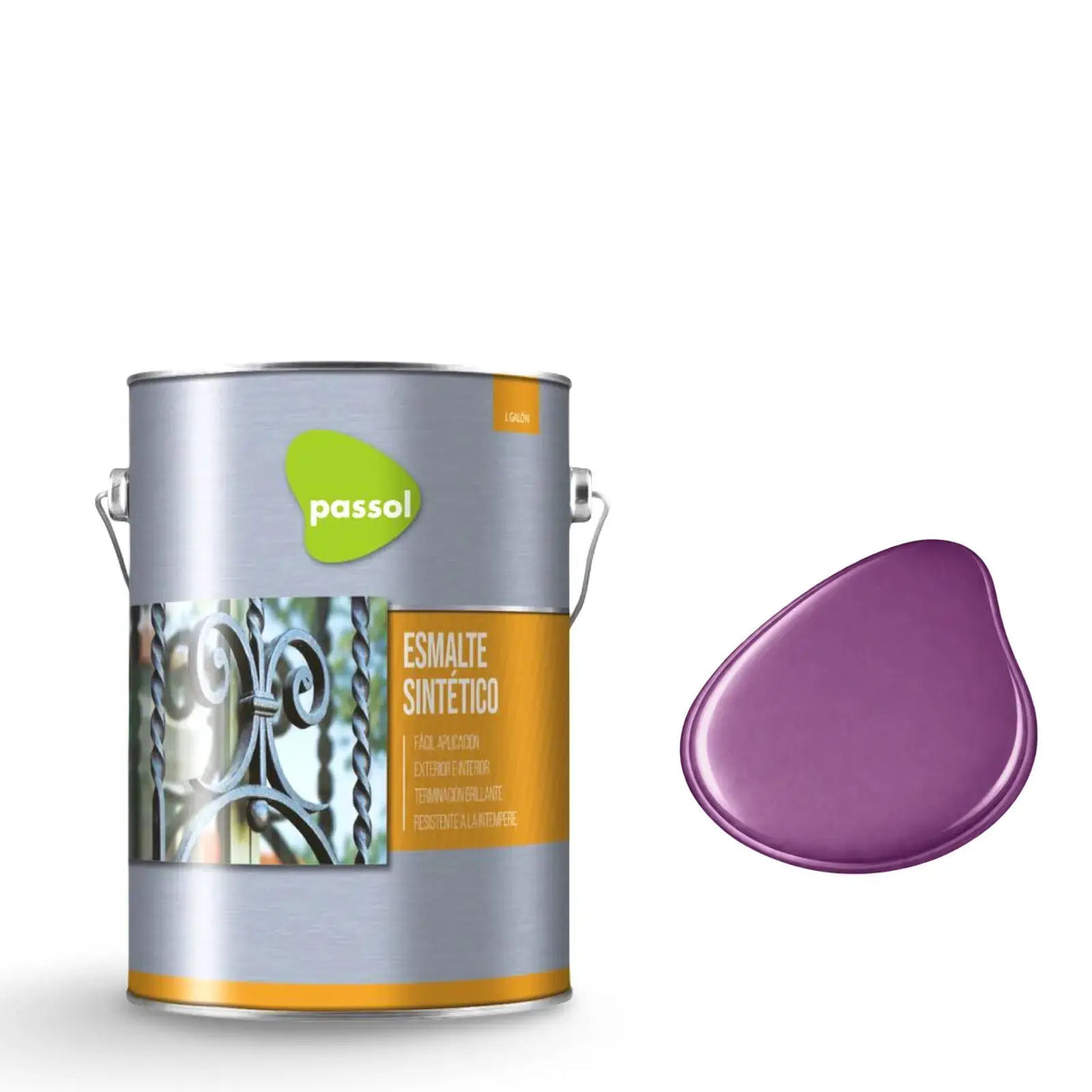 Esmalte Sintético 1 Galón PassolMorado1 GalónPassol
