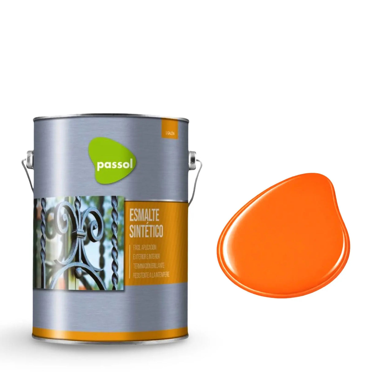 Esmalte Sintético 1 Galón PassolNaranjo1 GalónPassol