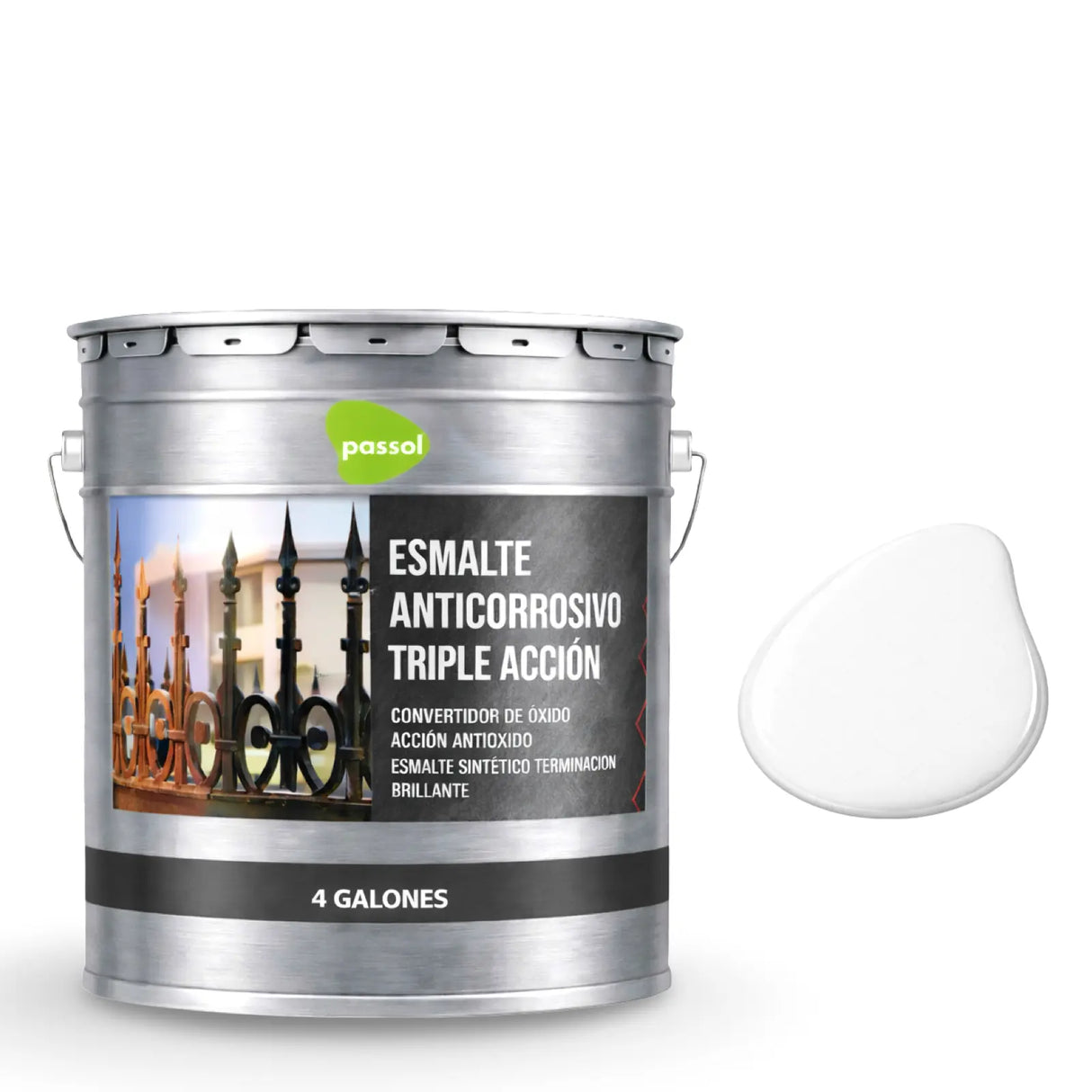 Esmalte Anticorrosivo Triple Acción Metal Passol Passol