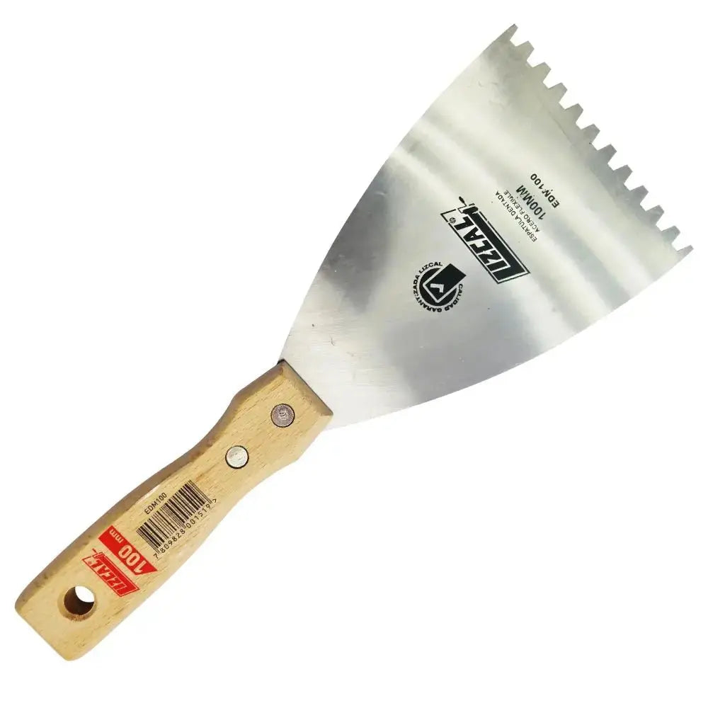 ESPATULA DENTADA METAL LIZCAL100mmPassol