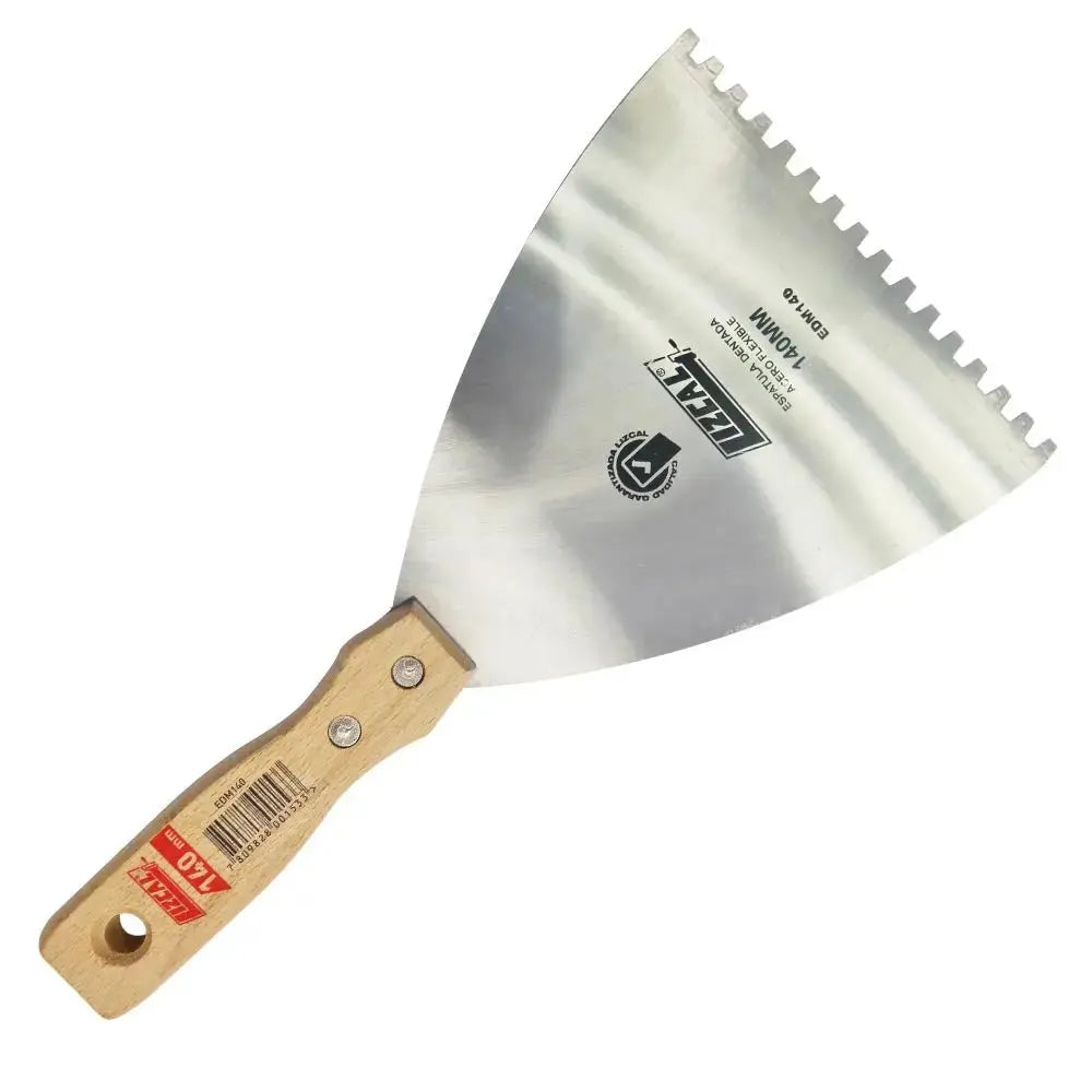 ESPATULA DENTADA METAL LIZCAL140mmPassol