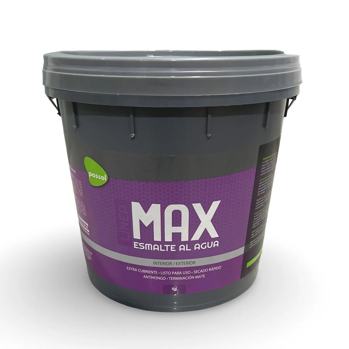 esmalte al agua linea max blanco passol