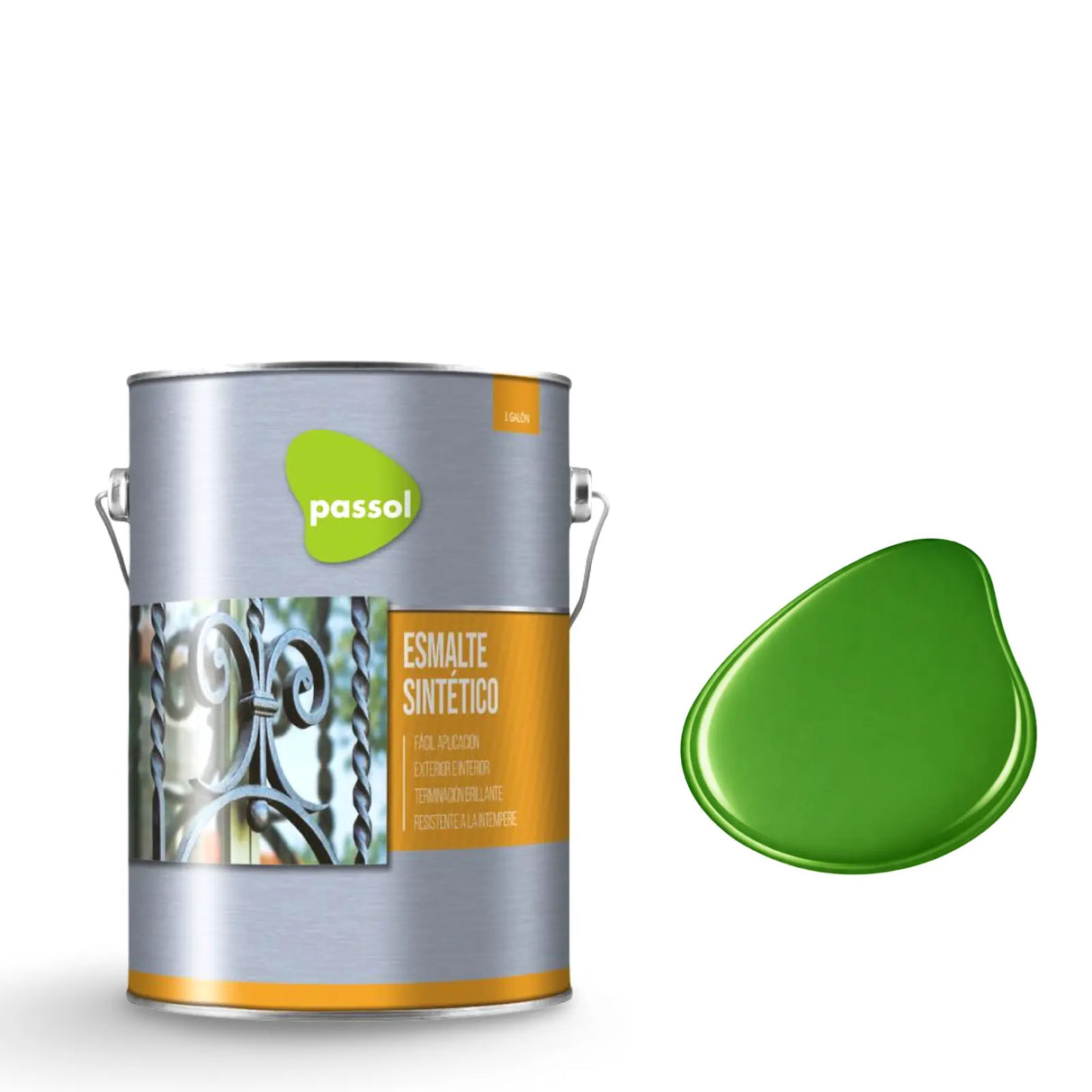 Esmalte Sintético 1 Galón PassolVerde1 GalónPassol