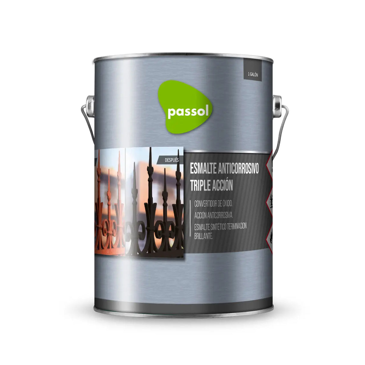 Esmalte Anticorrosivo Triple Acción Metal Passol Passol