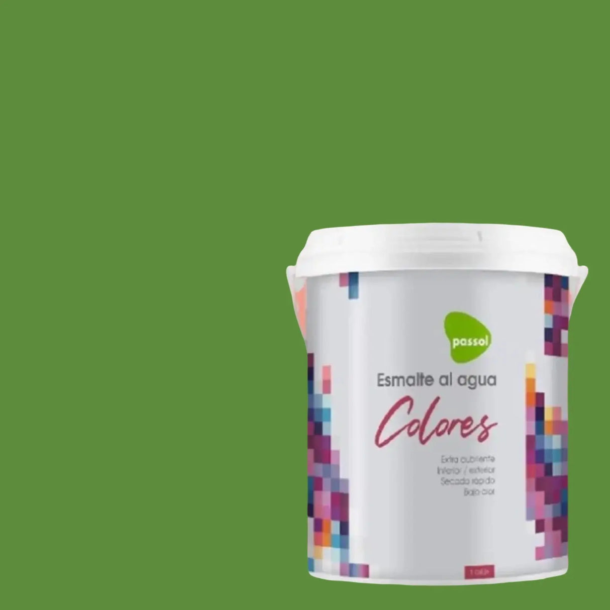 Esmalte al agua colores Irish Green PASSOL