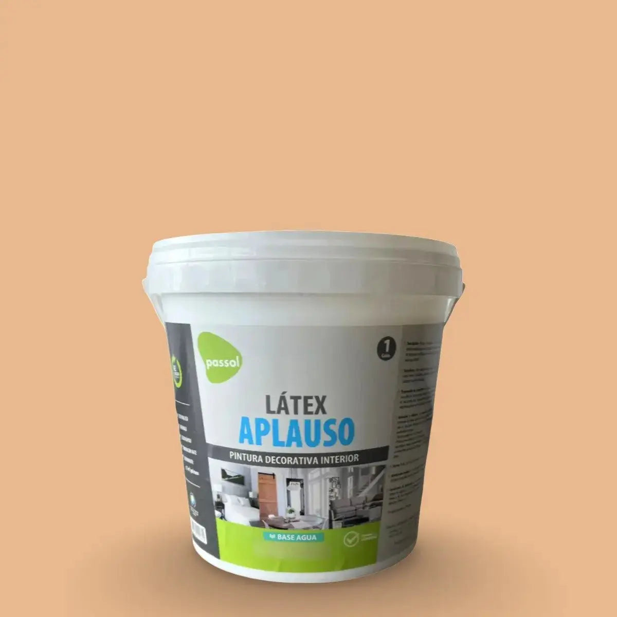 Látex Aplauso Colores PassolNegroTineta 4 GalonesPassol
