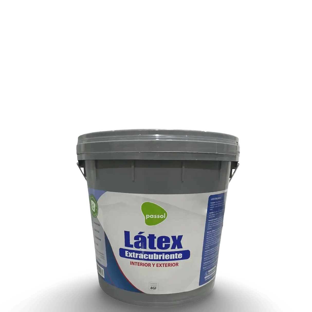 Látex Extracubriente Premium Colores PassolPersonalizado T1Tineta 4 GalonesPassol