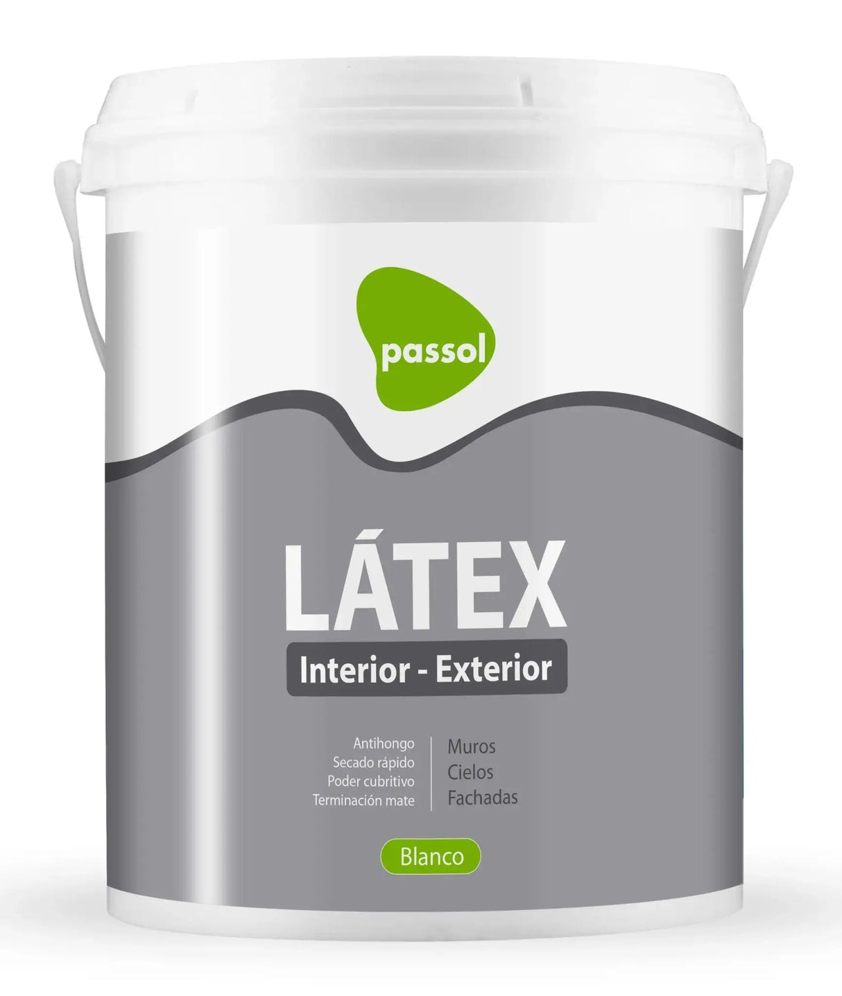 Látex Lavable Interior Exterior Blanco GalónPassol