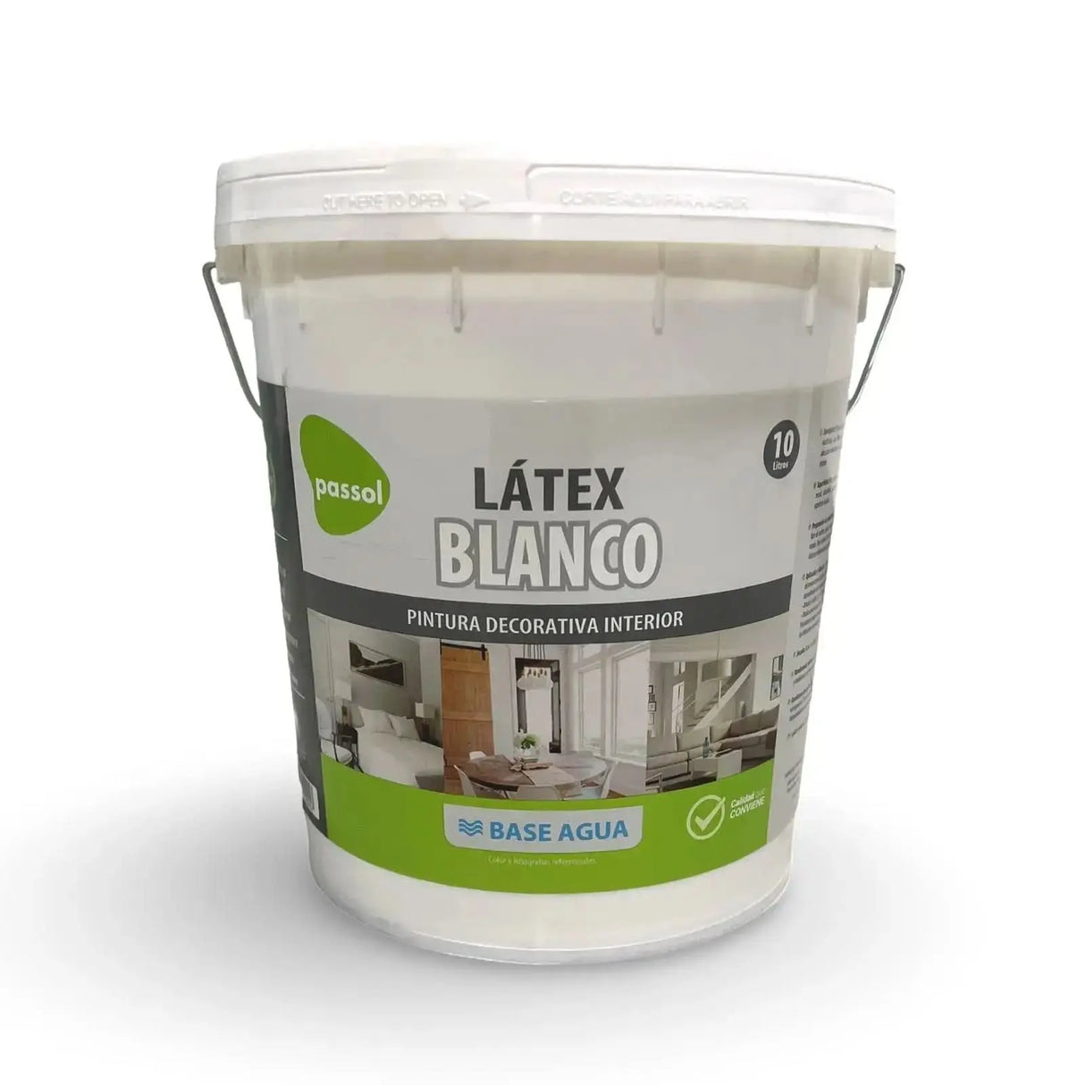 Látex Aplauso Balde 10lt ColoresDamascoBalde 10 ltsPassol