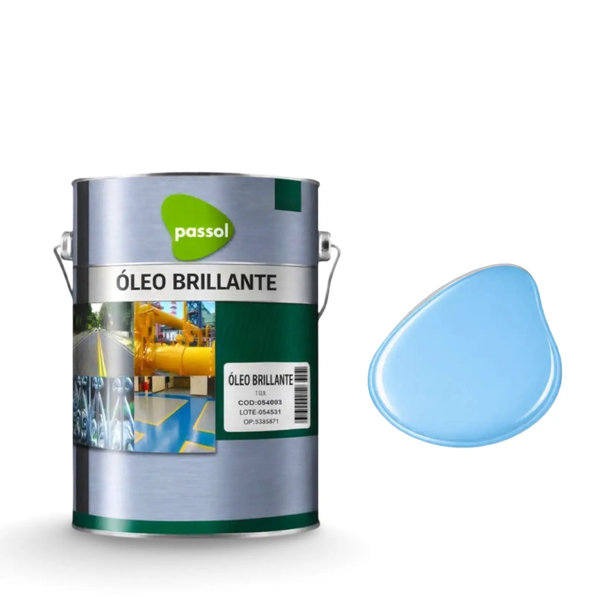 Oleo Brillante PassolCeleste1 GalónPassol