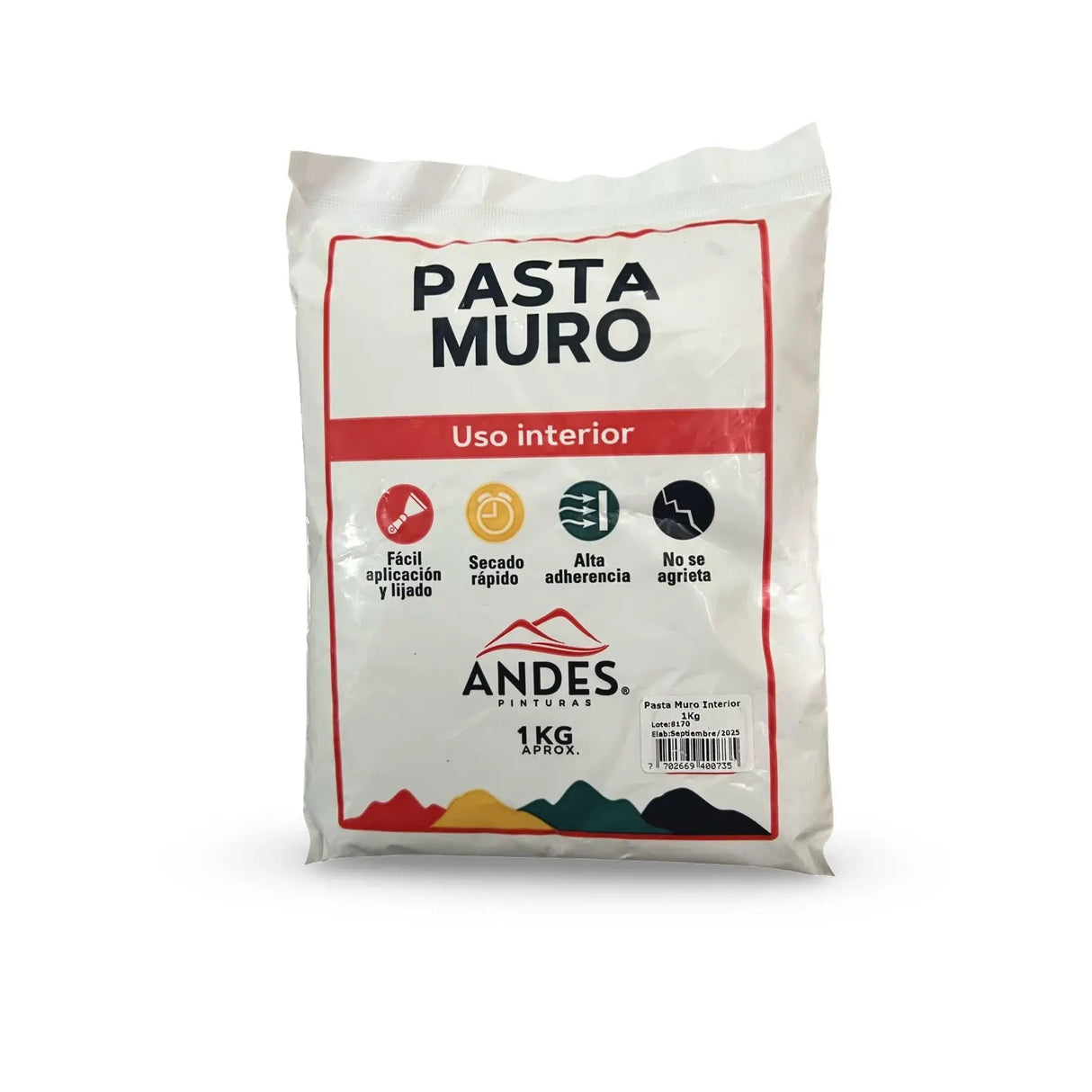 Pasta Muro Interior F15 Andes GENÉRICA