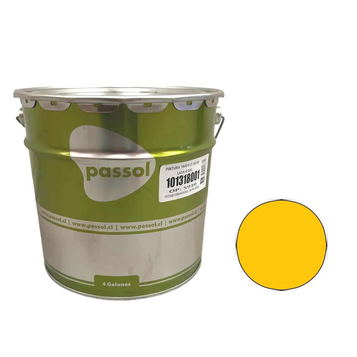 PINTURA TRAFICO AMARILLAPASSOL TINETA 4GL