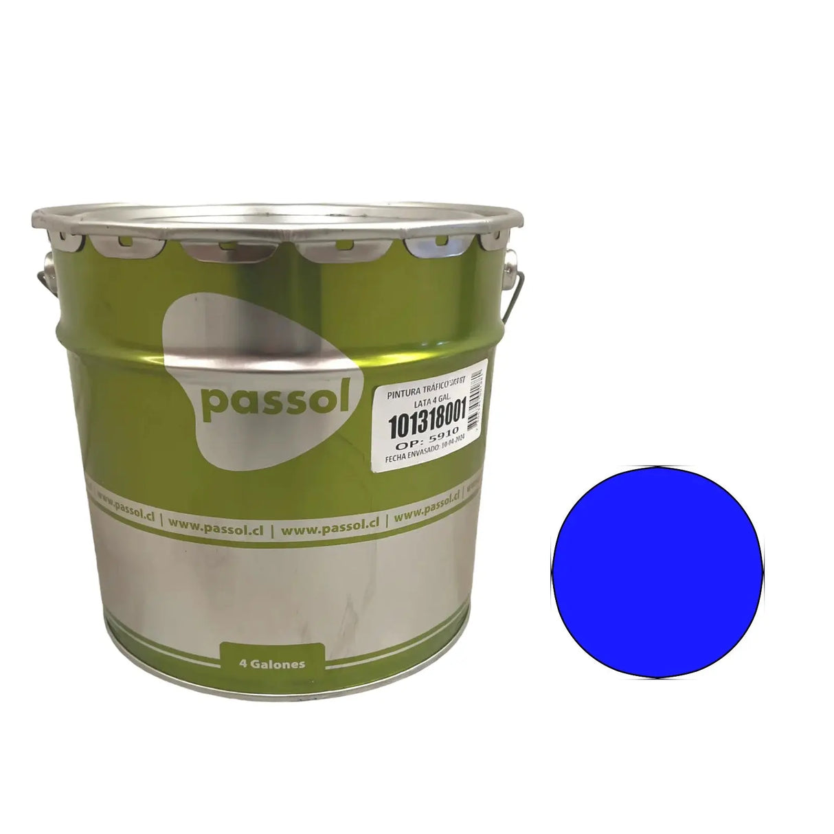 Pintura Alto Trafico Azul Tineta PASSOL