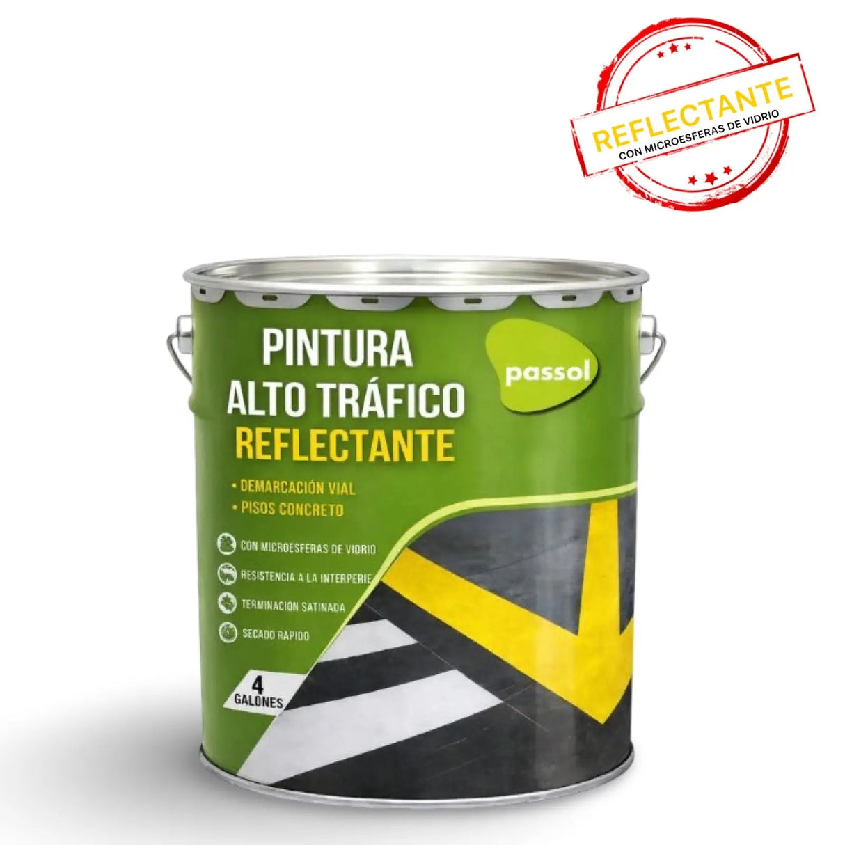 PINTURA ALTO TRAFICO REFLECTANTE PASSOL Passol