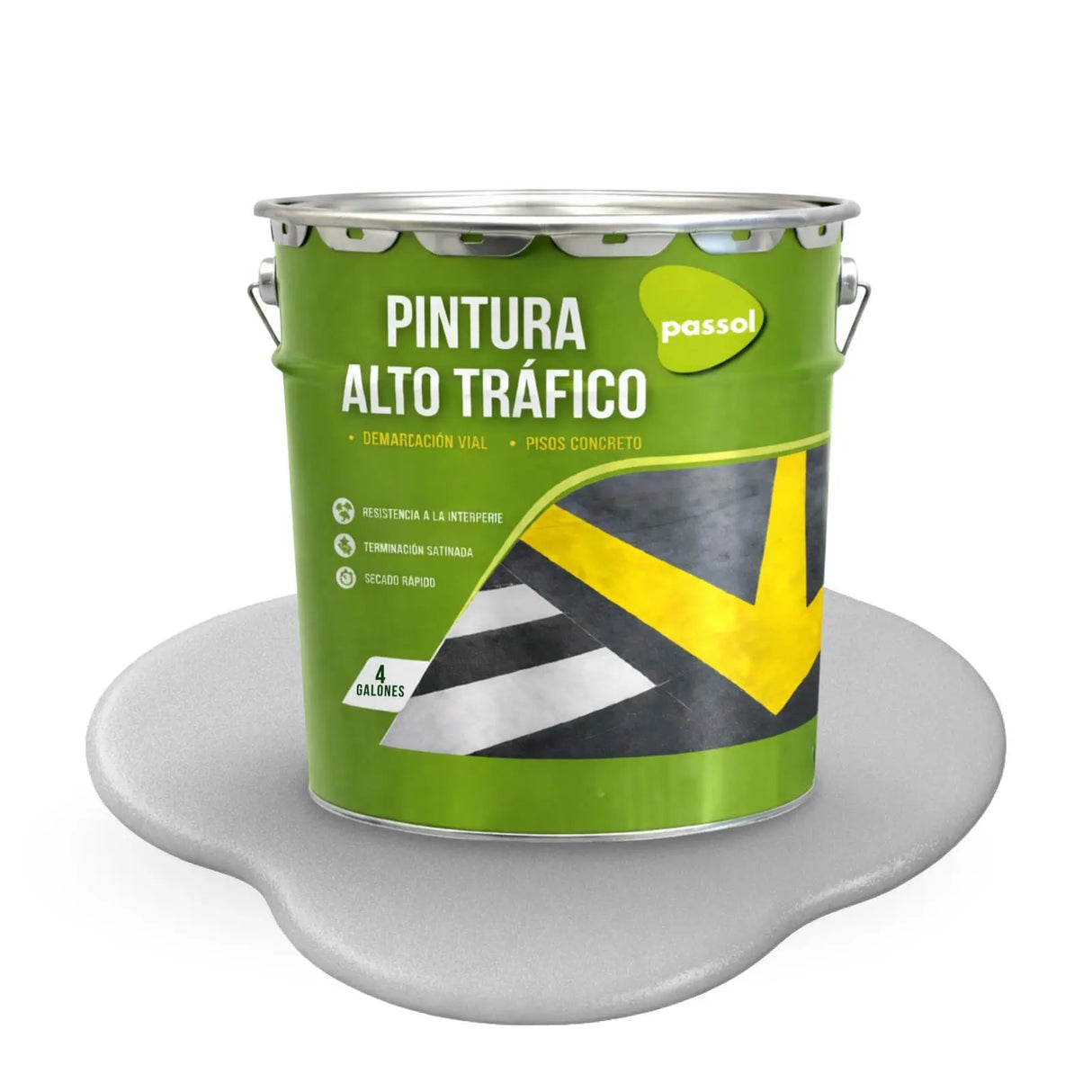 Pintura Alto Trafico Contraste