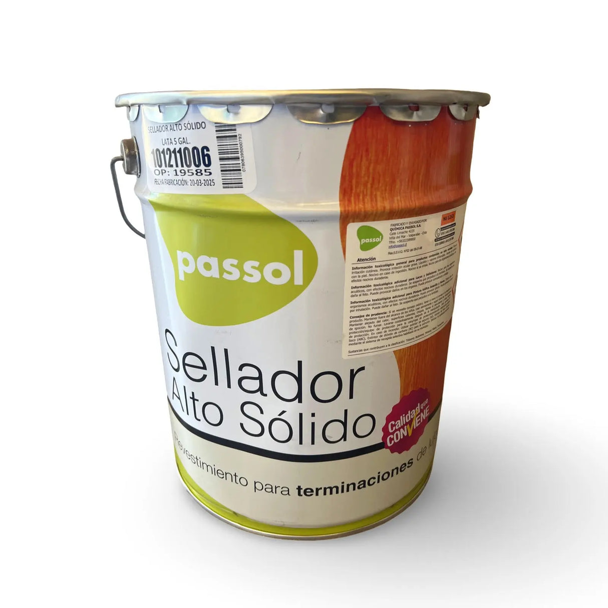 Sellador Madera Alto Solido Passol Passol