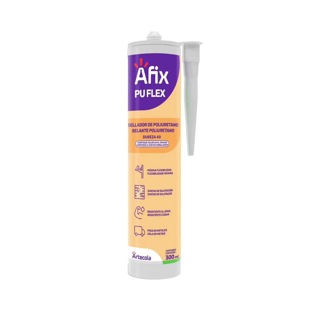 SILICONA POLIURETANO PU FLEX 300ML AFIX Passol