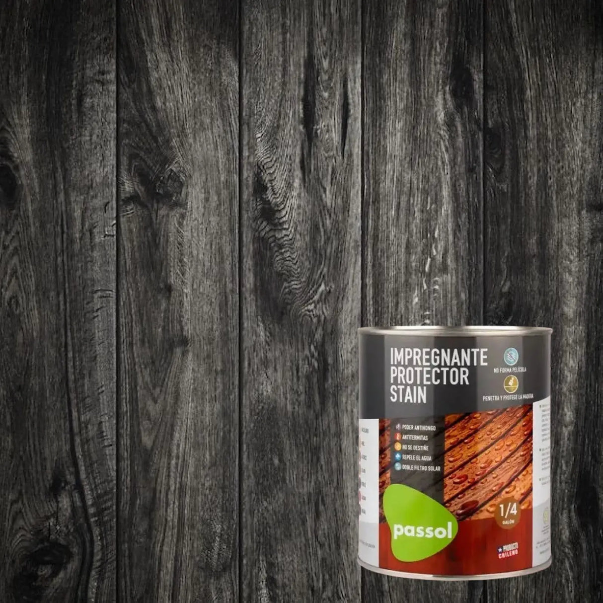 Stain Impregnante para Maderas Passol PASSOL