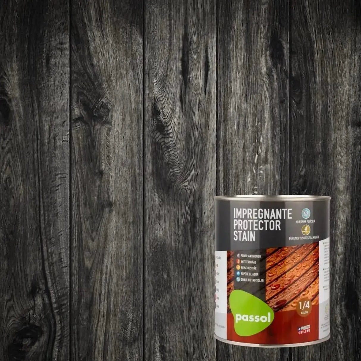 Stain Impregnante para Maderas Passol PASSOL