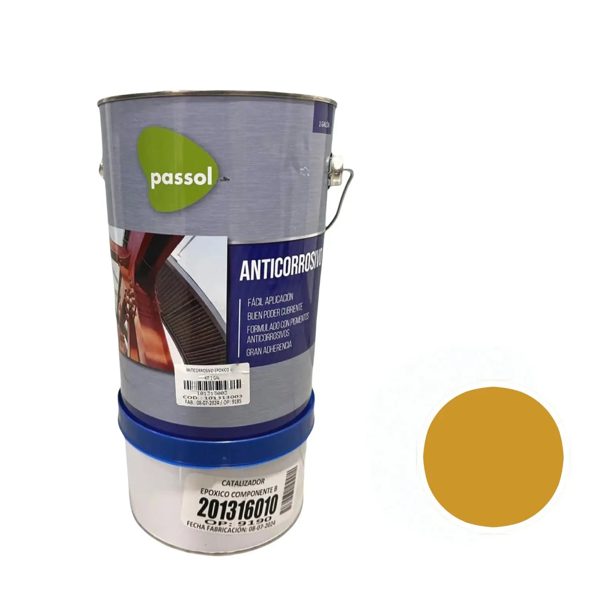 Anticorrosivo / Antióxido Epóxico Kit Galón Passol Passol