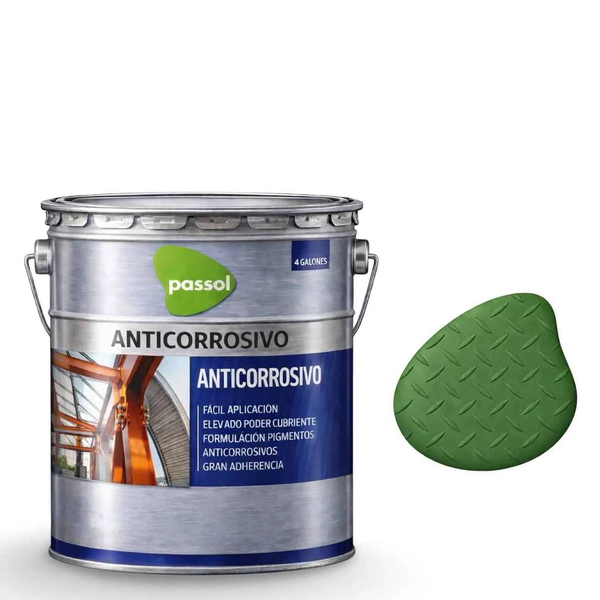 Antióxido / Anticorrosivo para Metal PassolVerdeTineta 4 GalonesPassol