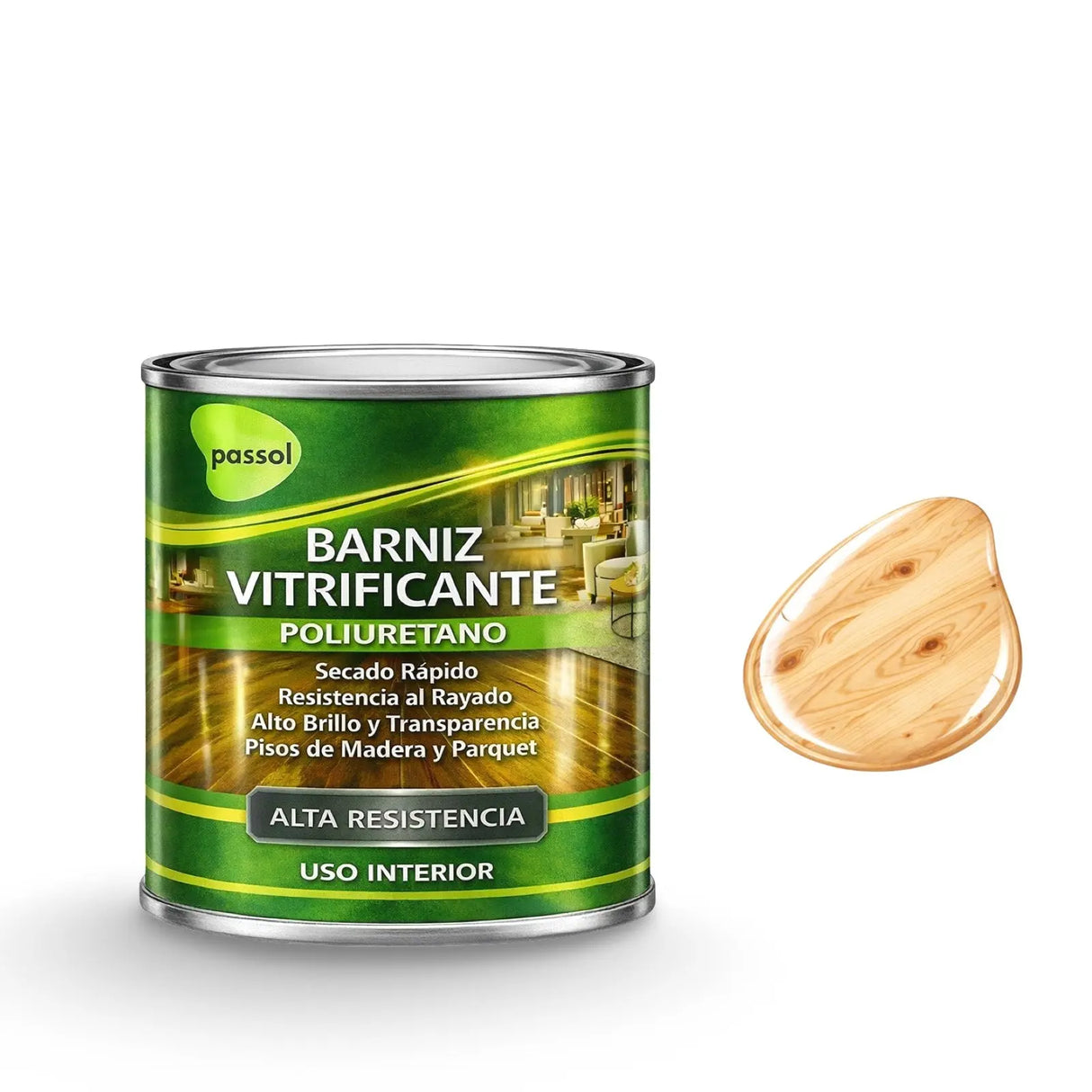 Barniz Vitrificante Poliuretano Brillante PASSOL