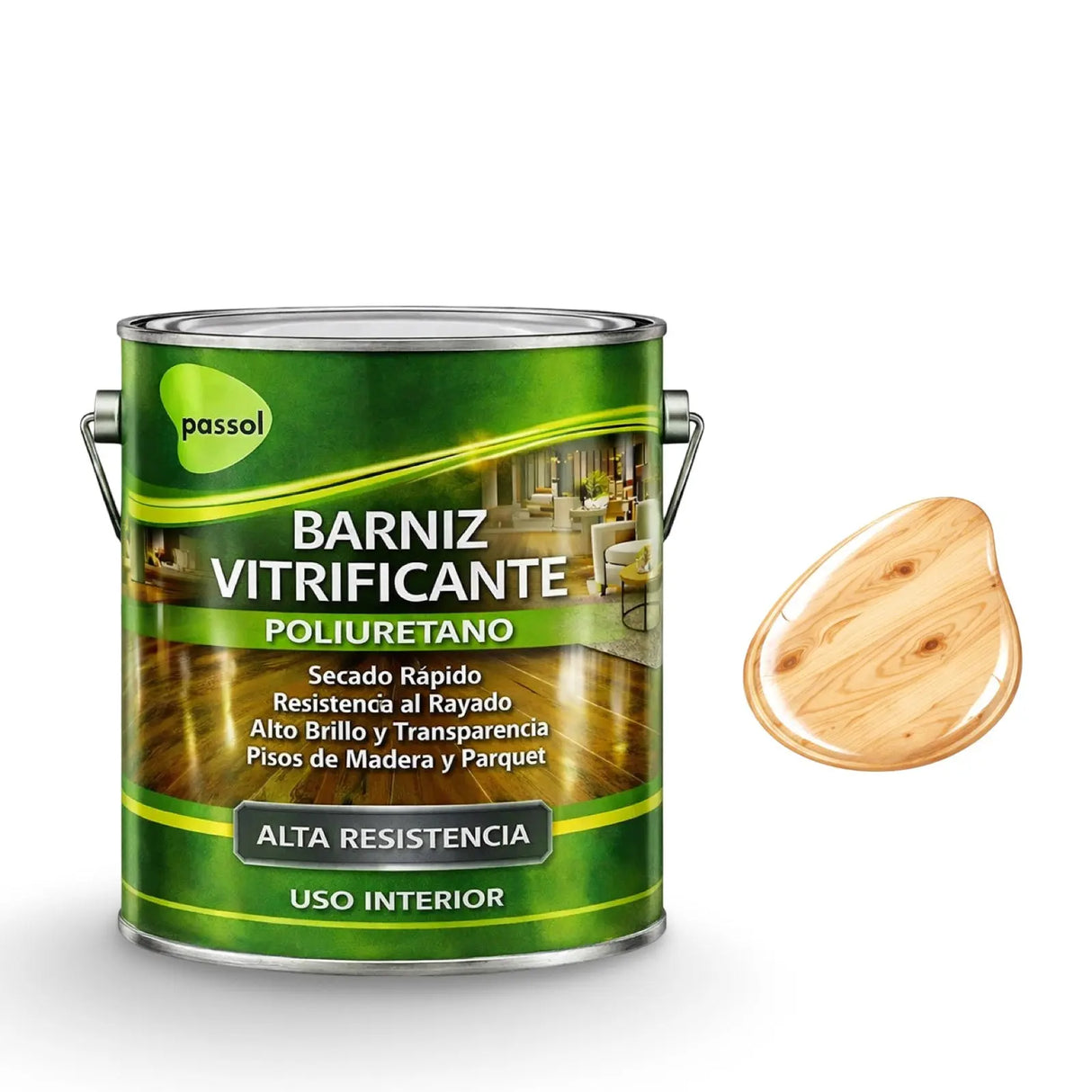 Barniz Vitrificante Poliuretano Brillante PASSOL