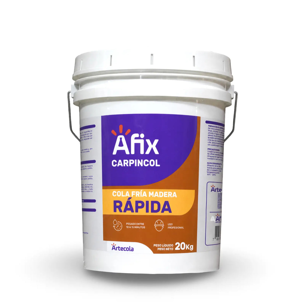 Cola Fria Madera Rapida Balde 20kg AfixBlancoBalde 20 KGPassol