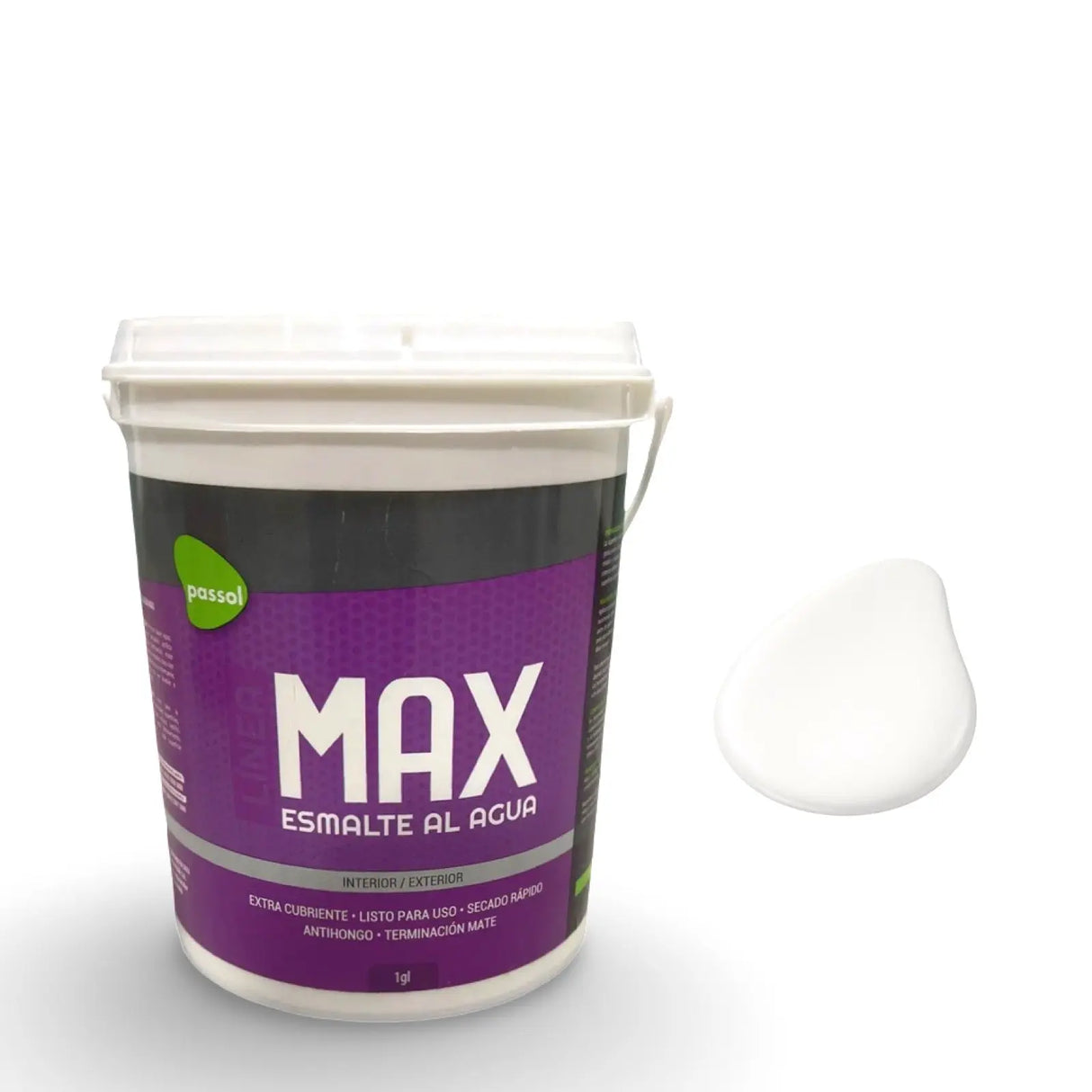 Esmalte al Agua Max Blanco Passol Passol