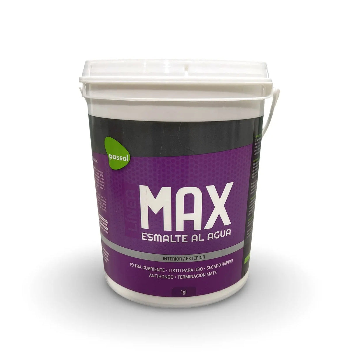 Esmalte al agua Max Blanco Galón Passol