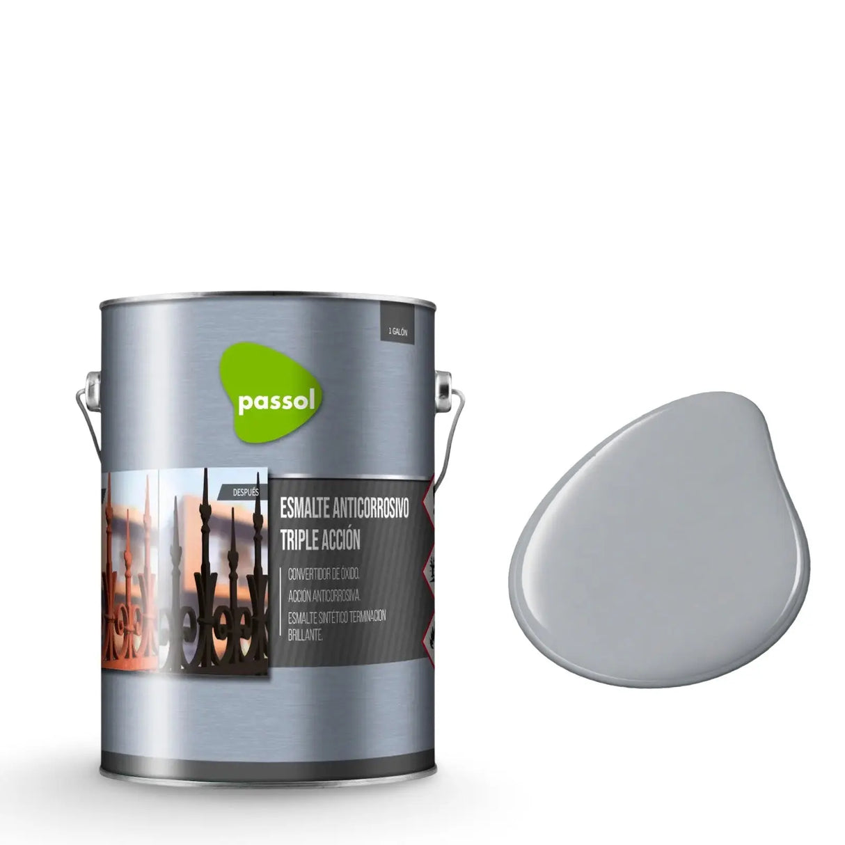 Esmalte Anticorrosivo Triple Acción Metal Passol Passol