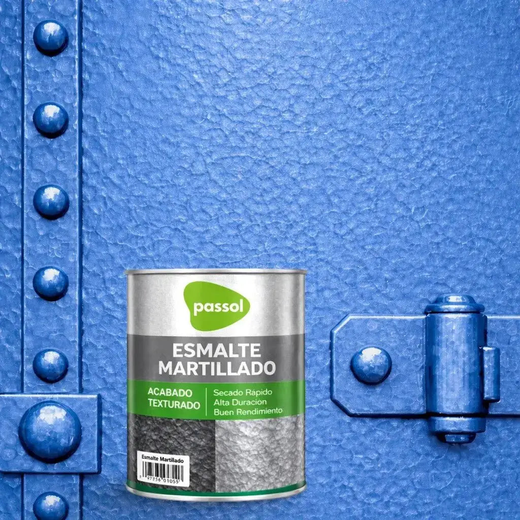 Esmalte efecto Martillado Brillante PassolAzul1/4 de GalónPassol